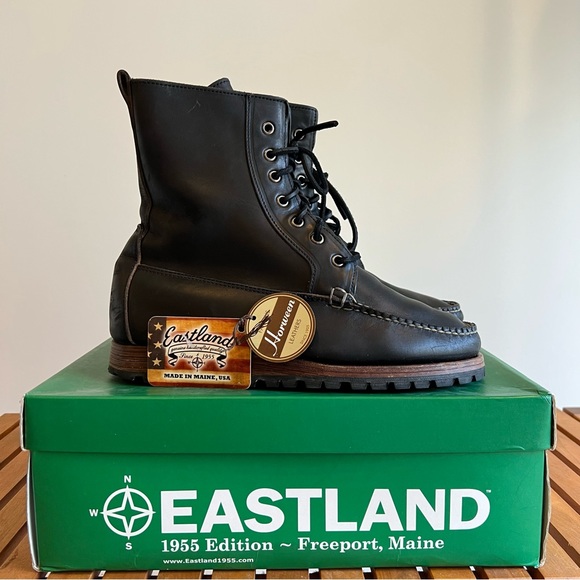 Eastland Shoes Eastland Wildwood Made In Usa Black Horween Leather
